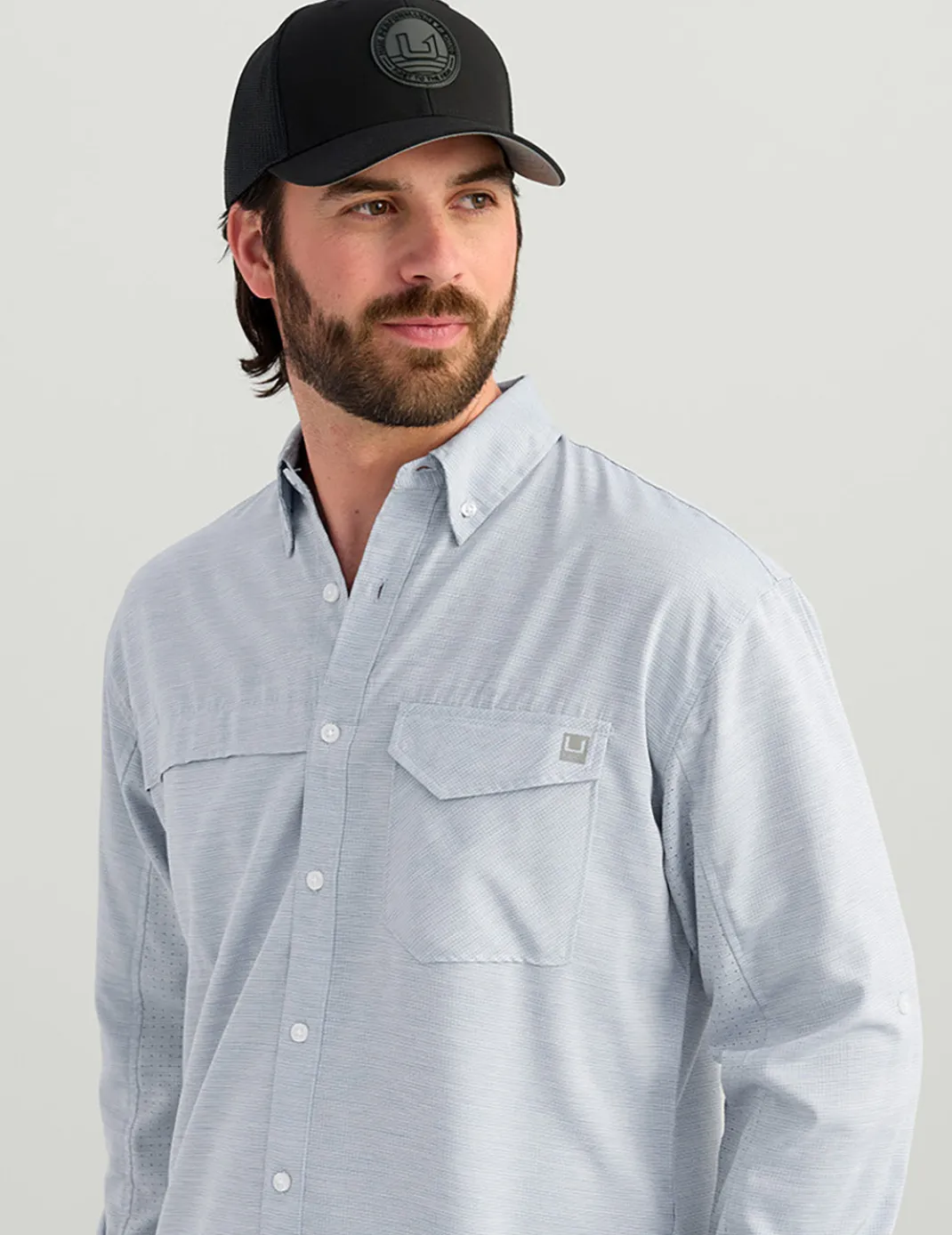 Huk Circle Patch Trucker Hat