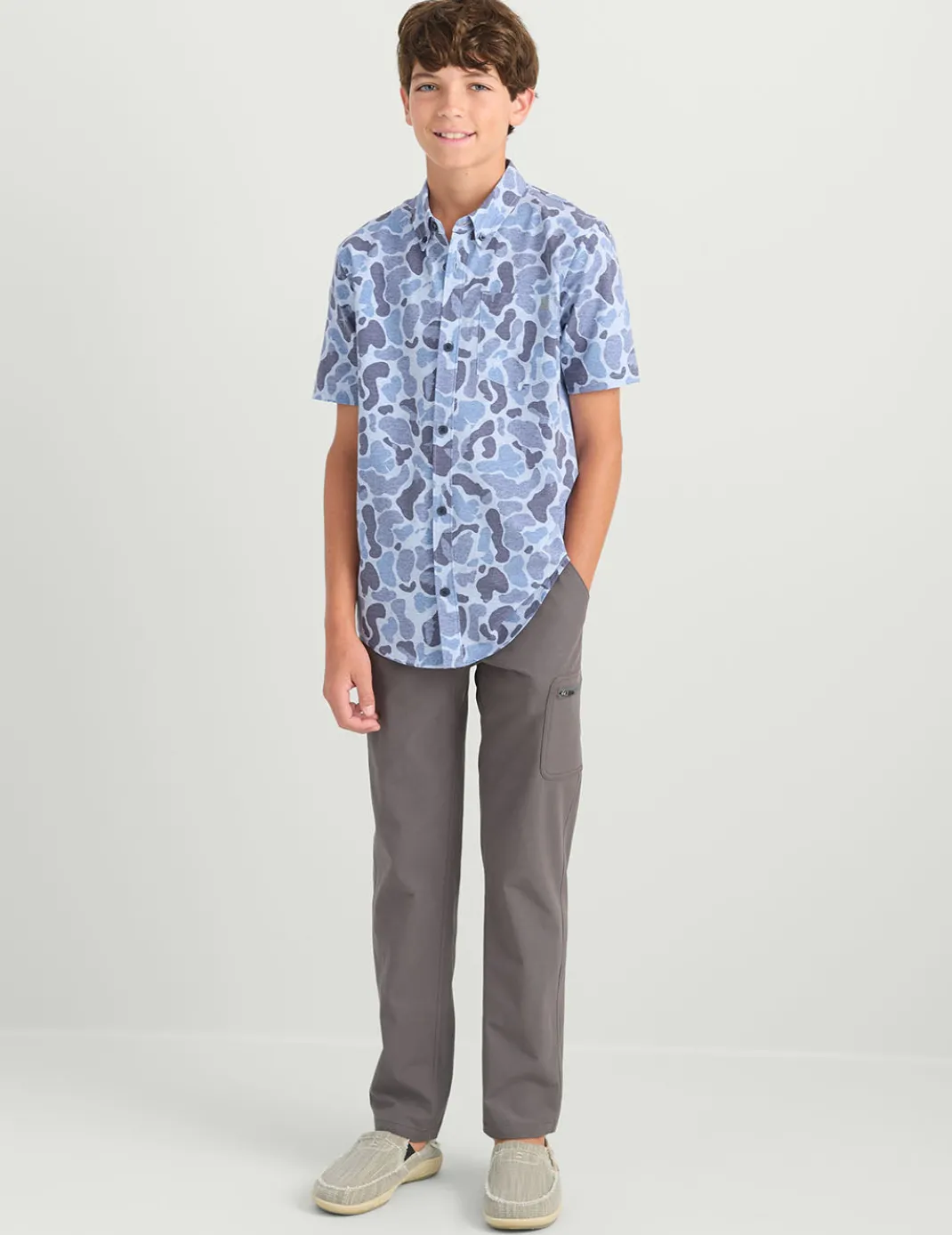 KC Kids Kona Short Sleeve Button-Down