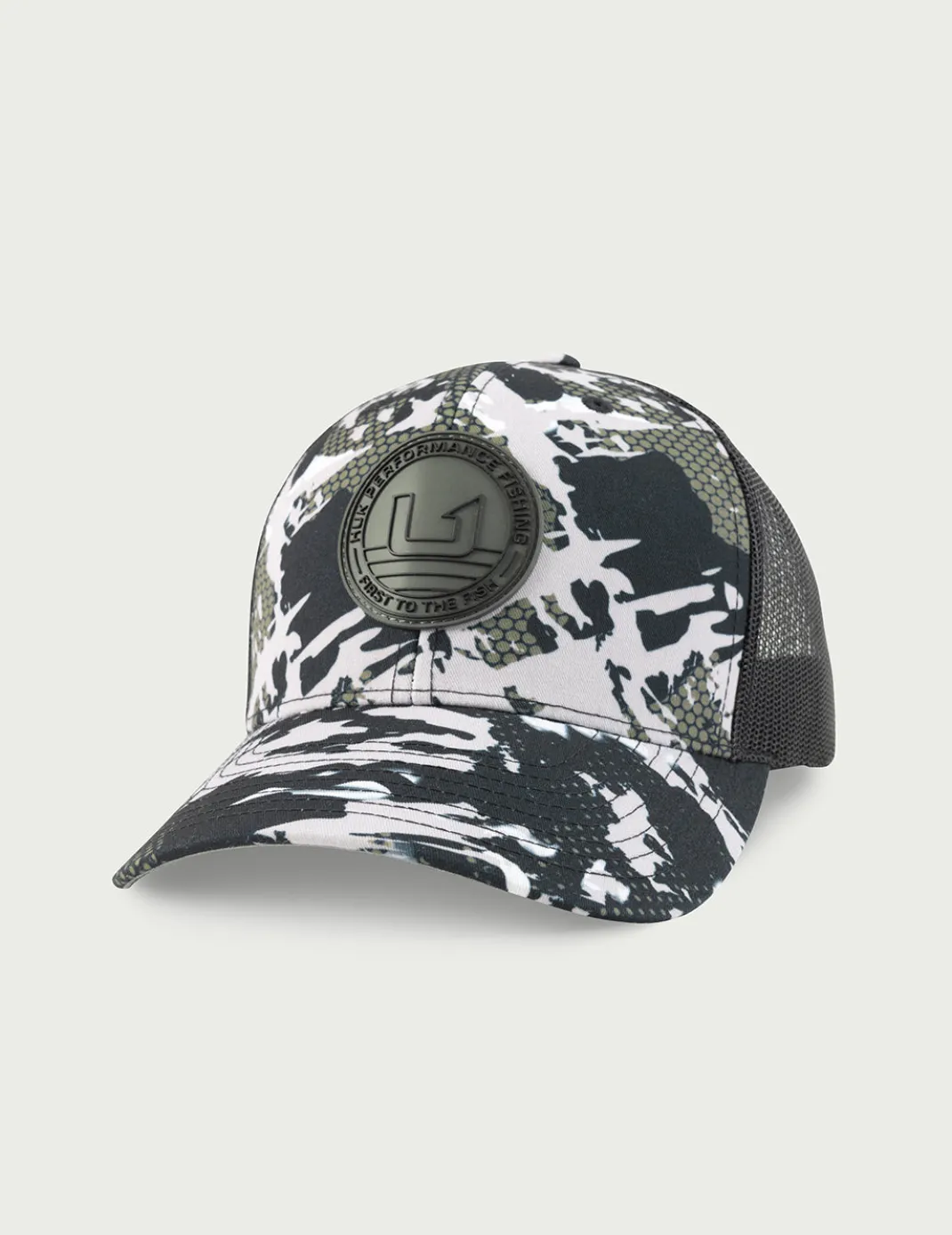 KC Printed Circle Patch Trucker Hat