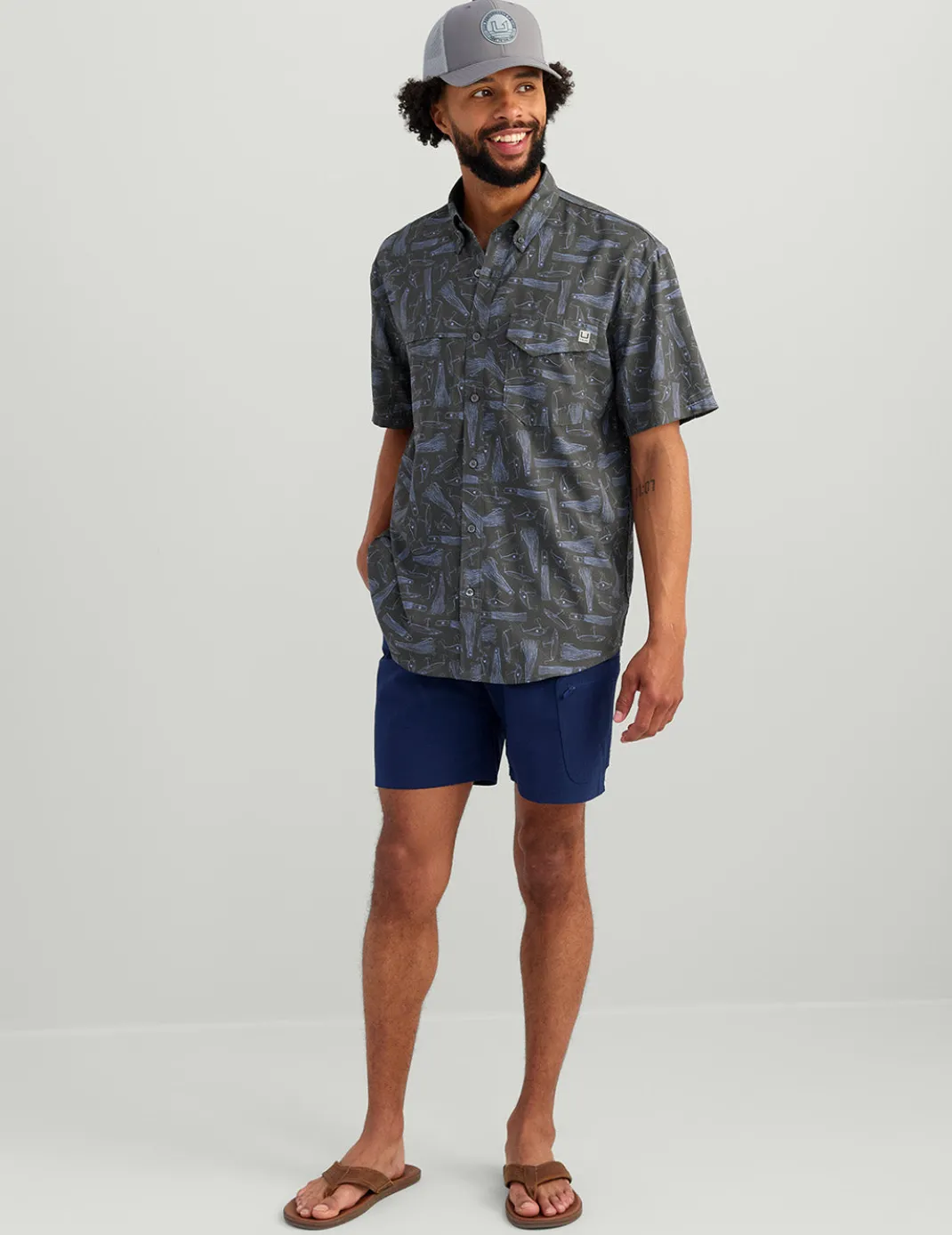 KC Tide Point Short Sleeve Button-Down