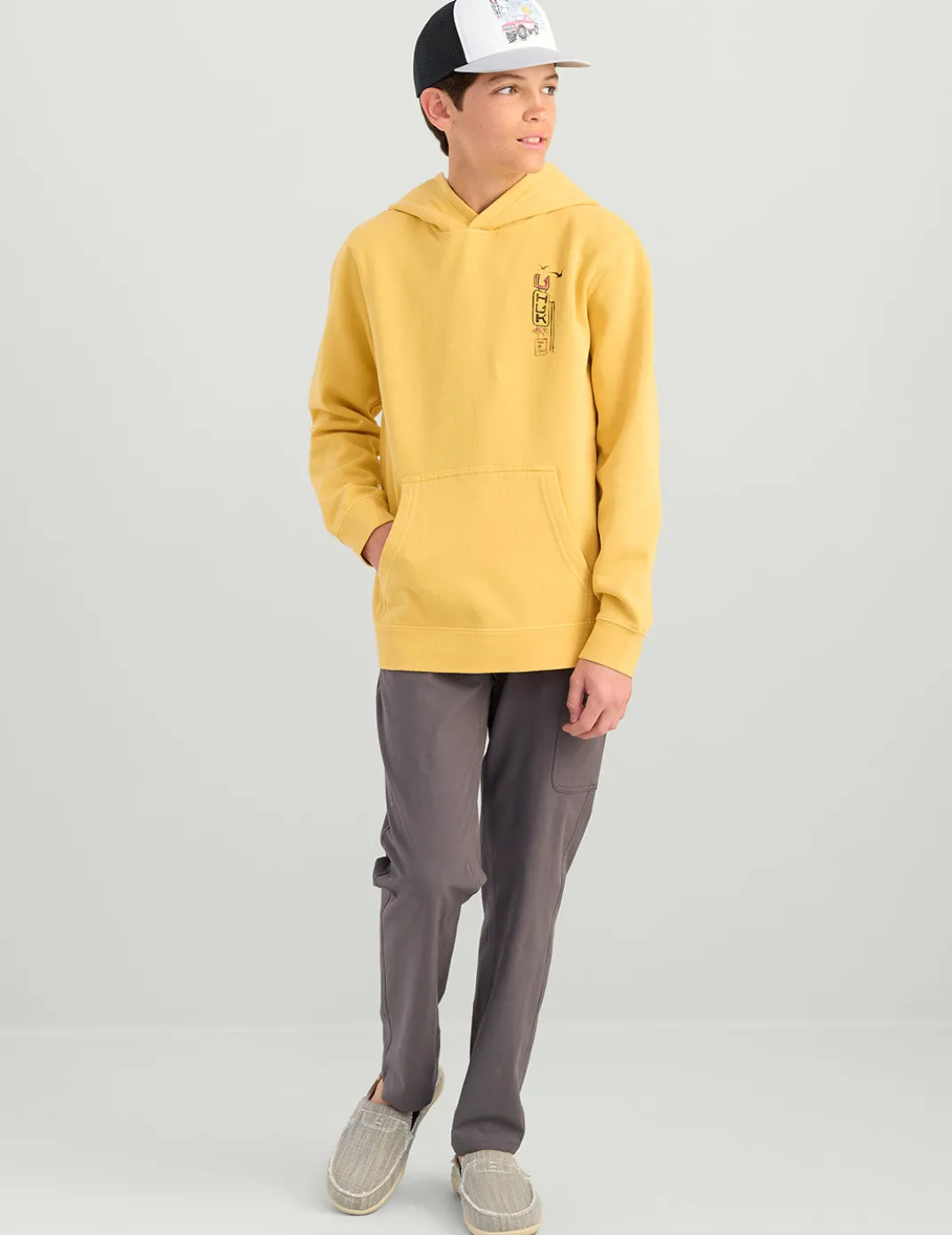 Kids Huk Truck Cotton Hoodie