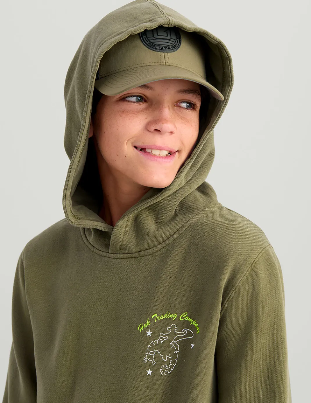 Kids Sea Horse Cotton Fleece