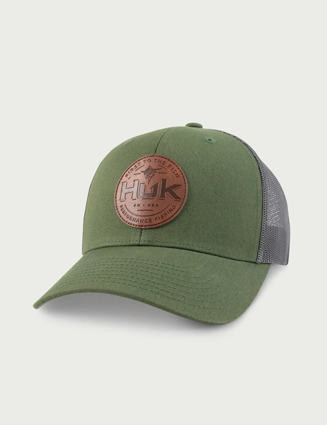 Leather Patch Trucker Hat