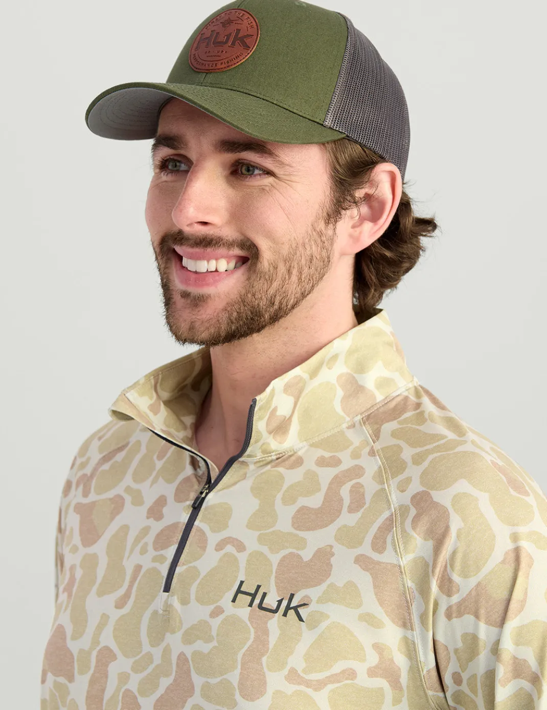 Leather Patch Trucker Hat