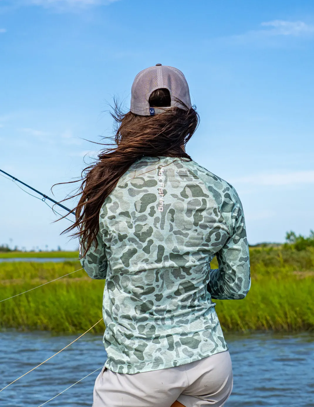 Womens KC Print Icon Performance Crew